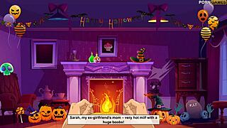 halloween house filled with intense cartoon sex scenes