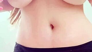 Hot Massage for Big Cowboy Boobs Outdoors