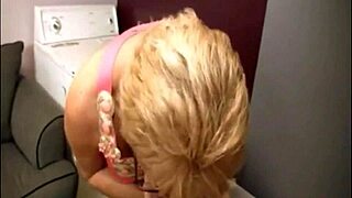 Mature Milf Performs Blowjob In Laundry Room