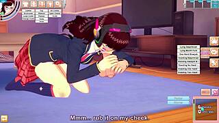 D.Va gets fucked hard in the room!