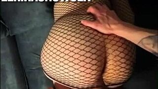 Blonde Petite 18+ Slut in Stockings and Heels Gets Doggystyle with Monster Cock