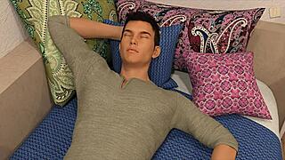 Olivia challenges John: 'Cum in my mouth from afar!'