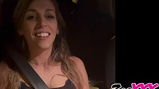 Hidden Cam Captures Threesome in Car with Stranger