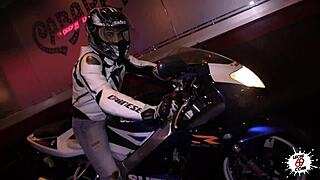 she sucks big cocks in public.