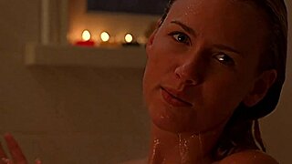 Tania saulnier enjoys a sexy nude shower