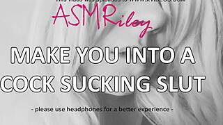 Cock sucking slut training