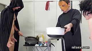 horny teen 18+ie taken in anal madhouse for weird therapy