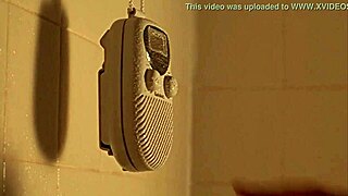 Tania saulnier enjoys a sexy nude shower