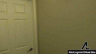 Oh god, Aiden Ashley drips Alex Legend's cum after intense blowjob and pussy fucking!