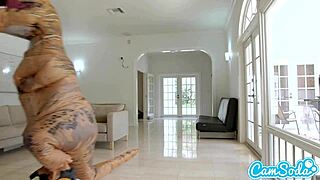 Latina teen 18+ gets fucked after hoverboard chase