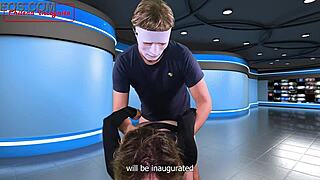 Man, I messed up, shot cum on reporter’s face live on air, oops