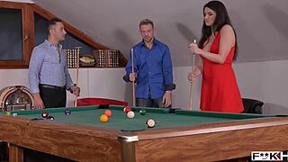 sexy teen francesca dicaprio takes double penetration deep until she cums