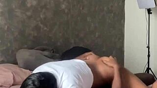 my stepbrother's cock gets a good ride - amateur couple - nysdel