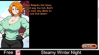 Steamy Winter Night with Mature Erotic Anime Game Action