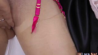 British milf gets jizz in mouth!