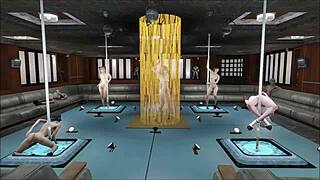 fallout 4 features multiple pole dances in this anime hentai scene