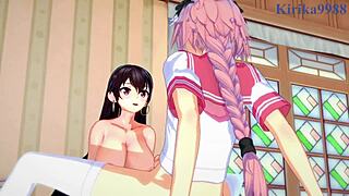 Minamoto No Raikou And Xuanzang Sanzang And Astolfo Intense Sex - Fate Grand Order Hentai