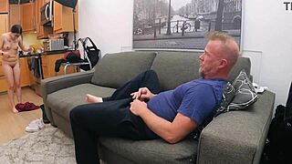 Britney Mason takes anal on the couch