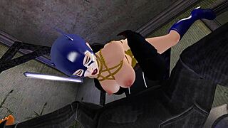 Black Man Fucks Batwoman's Pussy In Second Life