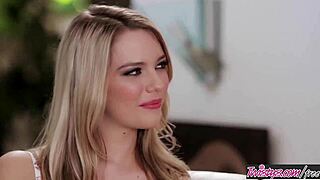 Twistys Stars Jelena Jensen and Kenna James in Lesbian Action