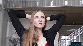 wow, skinny russian teen stella strips sensually for playboy like a pro!