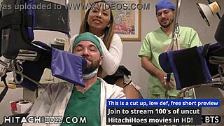 Melany asks, 'doctor, can you make me cum with the vibrator?'