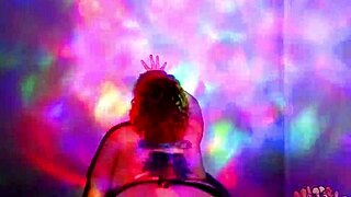 bbw goddess dances naked with oil worship. her curves shine bright.