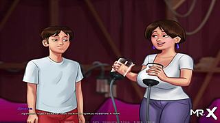 SummertimeSaga episode 3: Exploring intimate cleansing moments in part 76.