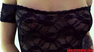 tattooed babe assfucked after sucking dick deepthroat and choking