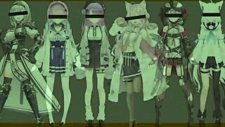 Hololive Poke Dance in Wild 3D Cartoon Action! Join Now?