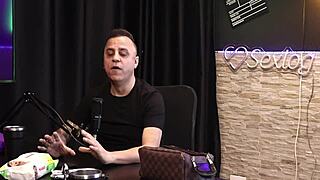 Woman kisses him, angers another, furious guy cums on car door?