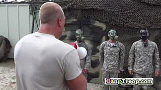 uhh, superior officer orders us soldiers to stuff it in the hole... ya know?