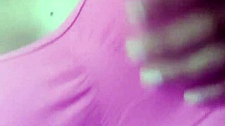 i'm masturabting with my tits out, so horny