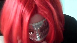 Redhead Amateur Wife Sucking Big Dick