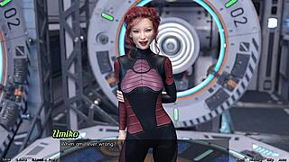 Heyy, check this out, Asian milf scientist in Stranded in Space 94 showing off her huge project! 🚀