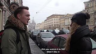 Hard Pickup Fuck for Movie Lover's Scene