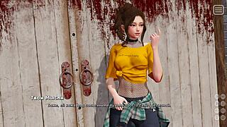 Wow! Asian Teen with Big Tits in Sexy Gameplay!