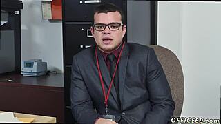 hardcore gay action! the manager is a tough stud to please!