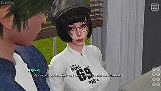 Wow! Asian Teen with Big Tits in Sexy Gameplay!