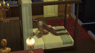 santu aunty plays with neighbor guy in horny cartoon