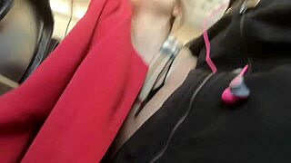 Public Airplane Blowjob with Teen Swallowing Every Drop