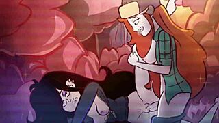 gravity falls futa wendy animation with monster