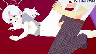 Mikamo Neru Bunny Girl and Uzawa Reisa Slam Hard in Blue Archive Hentai.