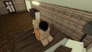 Roughly Fucking Girlfriend In Various Poses On Roblox