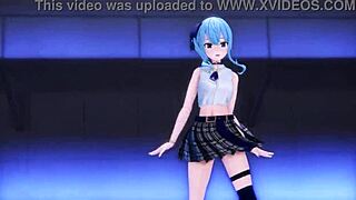 MMD R-18 Suisei Strips in Luvoratorrrrry Anime by Kiido Unveiled.