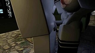 Kyller performs sucking in the alley in RR34 animation