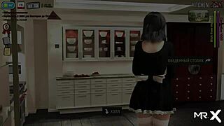 Fashionbusiness 3D Anime Creampie Hits Kitchen Hard