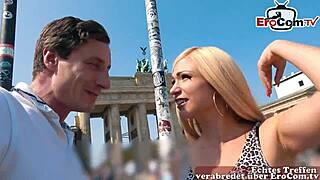 Yo, picked up this German blonde on a real blind date for raw action!