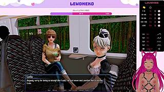 Lewdneko the Vtuber dives into Harem Hotel part 22 with steamy action.