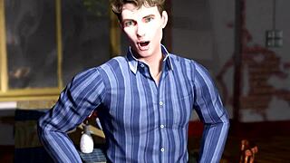 Hot Damn! Musik Luv Magick Wizard Lover Seduces Teacher in 3D Cartoon!